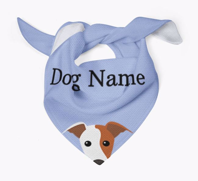 Personalized Dog Bandana with Peeking Yappicons for {dogsName}